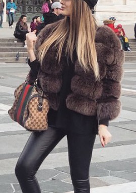 KURTKA LISY KRÓTKA SALLY FUTRO LUX PREMIUM - obrazek 43