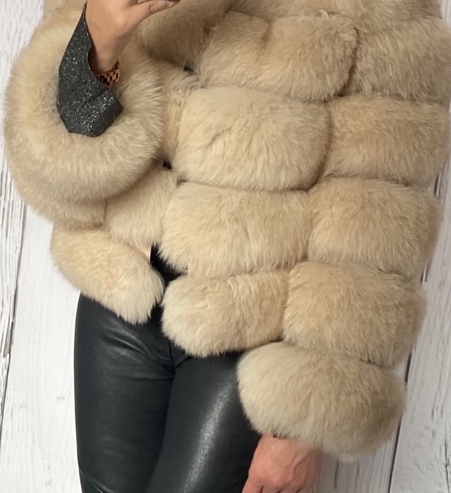 KURTKA LISY KRÓTKA SALLY FUTRO LUX PREMIUM - obrazek 10
