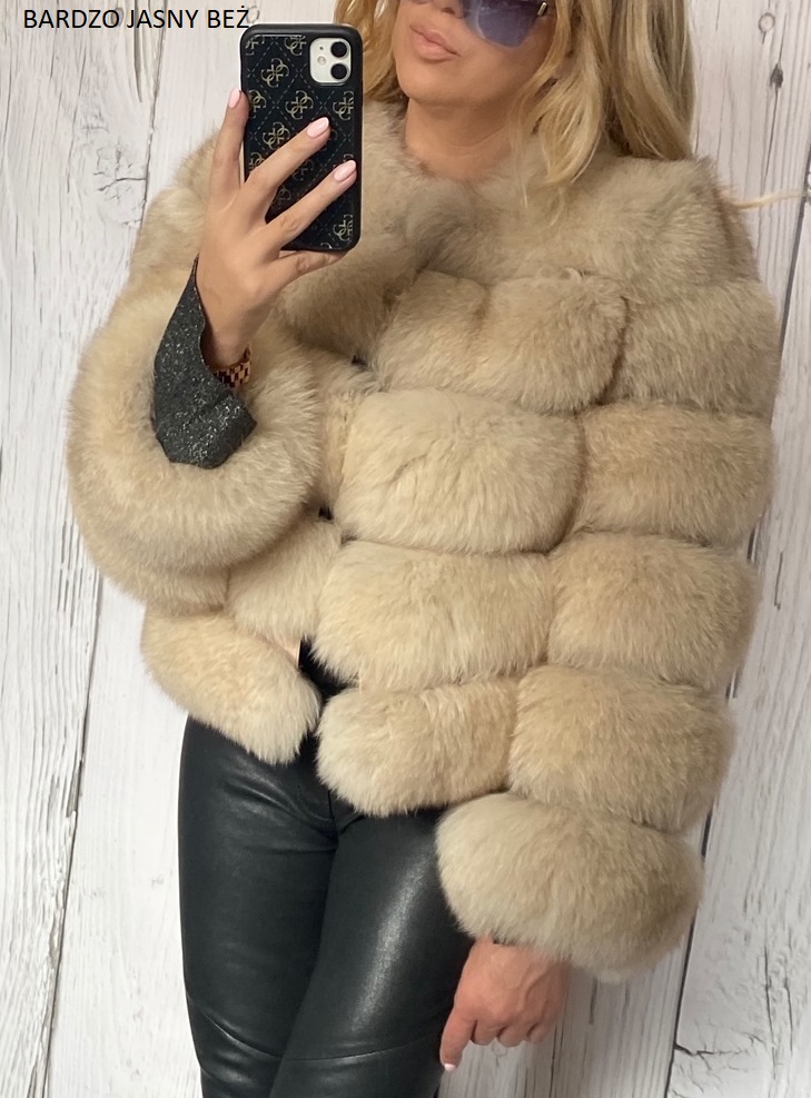 KURTKA LISY KRÓTKA SALLY FUTRO LUX PREMIUM - obrazek 14