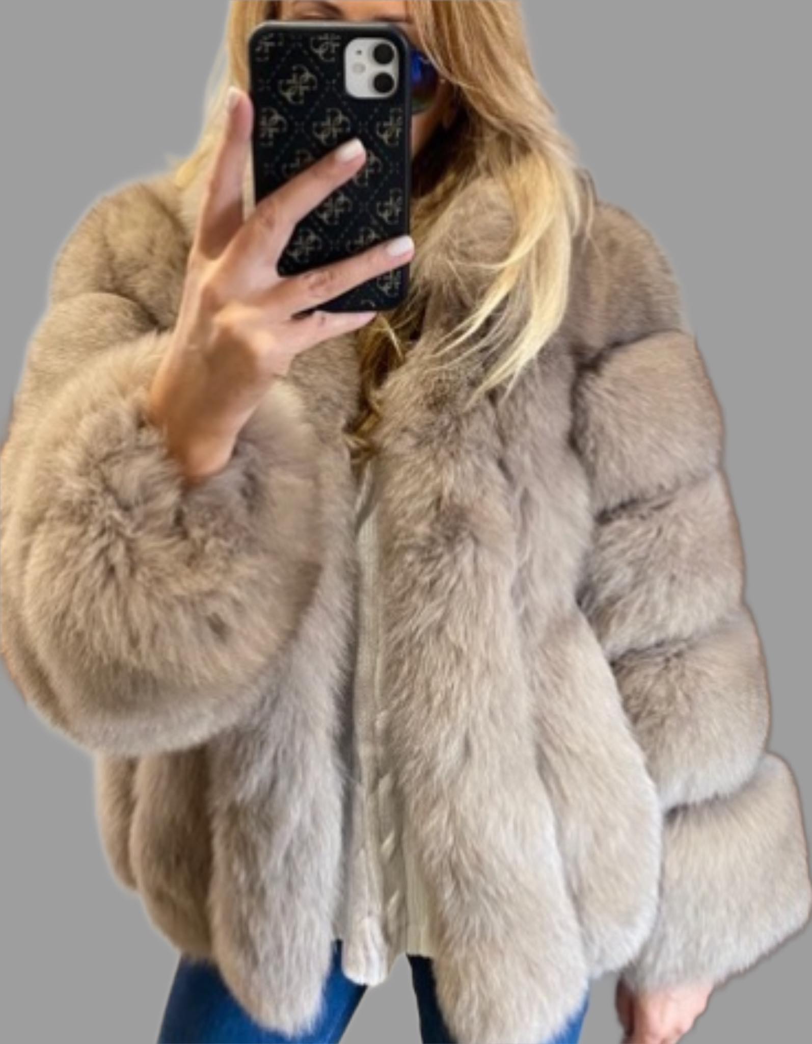 KURTKA LISY CARLA FUTRO LUX PREMIUM
