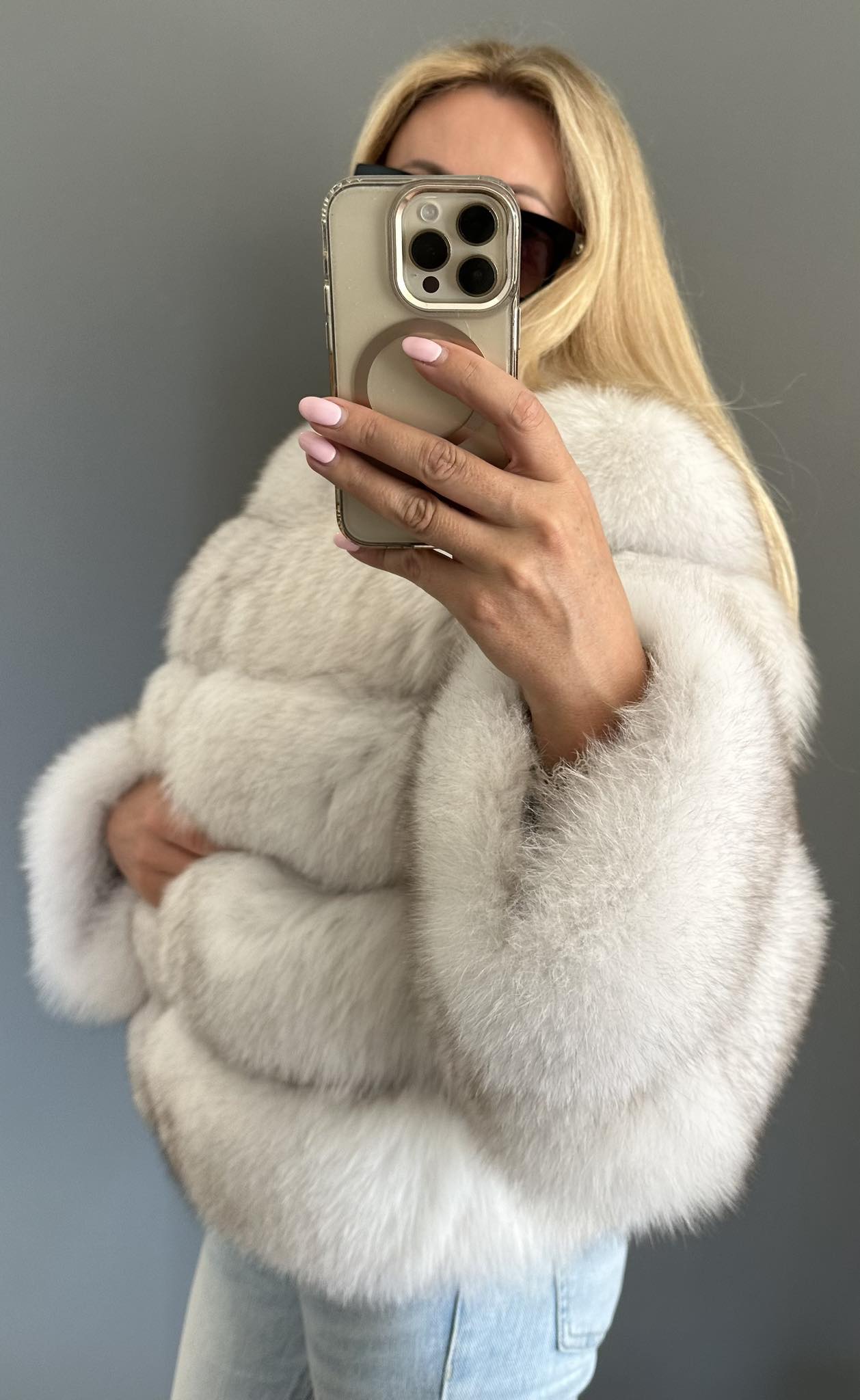 KURTKA LISY KRÓTKA SALLY FUTRO LUX PREMIUM - obrazek 5