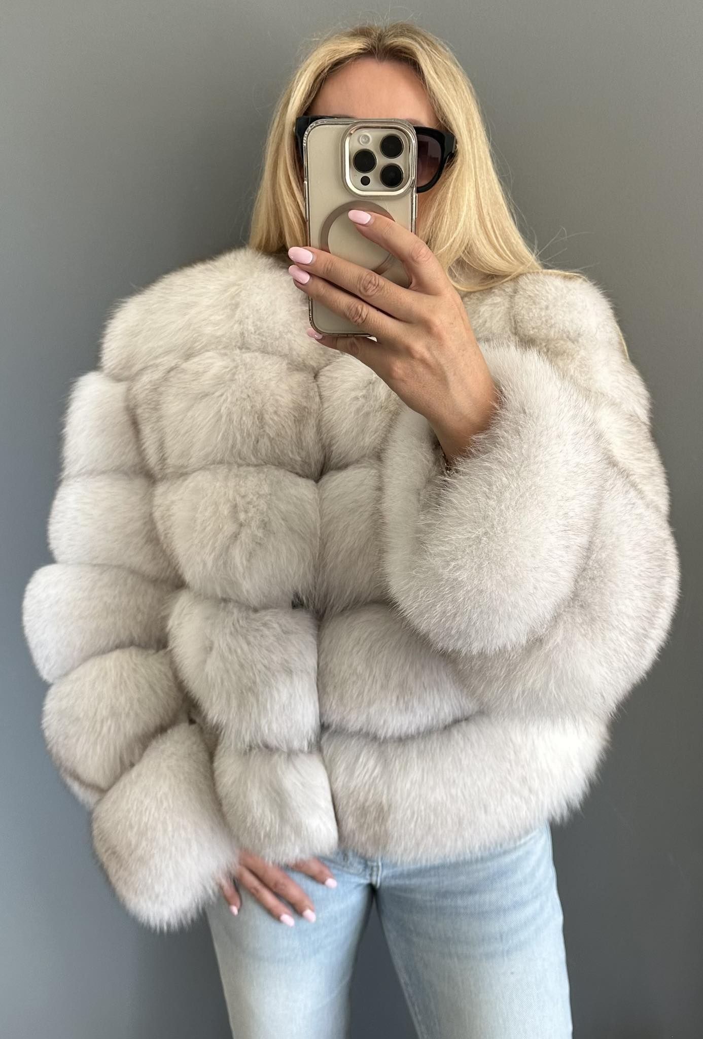 KURTKA LISY KRÓTKA SALLY FUTRO LUX PREMIUM - obrazek 4